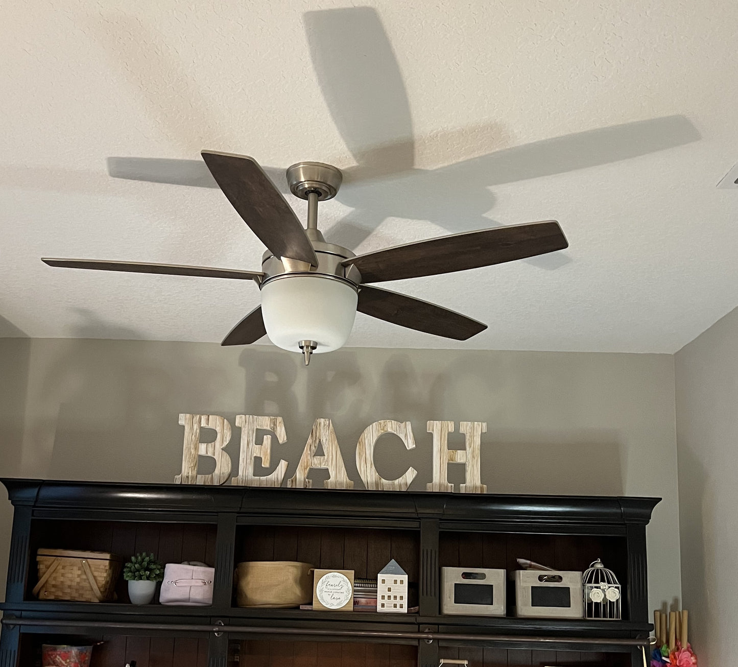 52” Tulip Brushed Nickel Finish