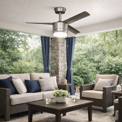 52" Rockford III Matte Black or Brushed Nickel