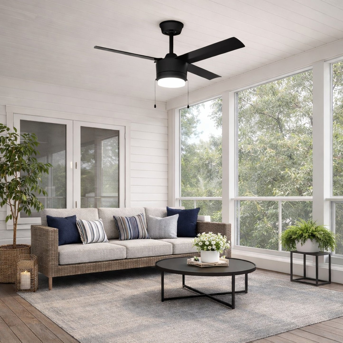 52" Rockford III Matte Black or Brushed Nickel